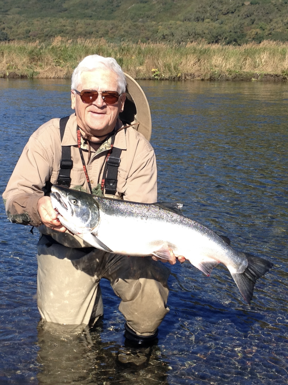 Fly fishing for silvers